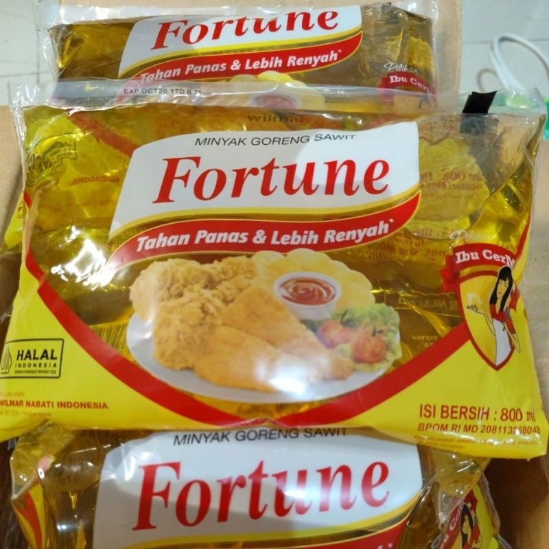 

Fortune bantal minyak goreng 800ml