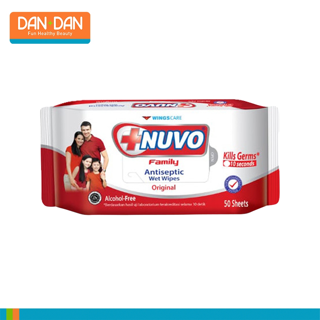 Nuvo Family Antiseptic Wet Wipes (427677)