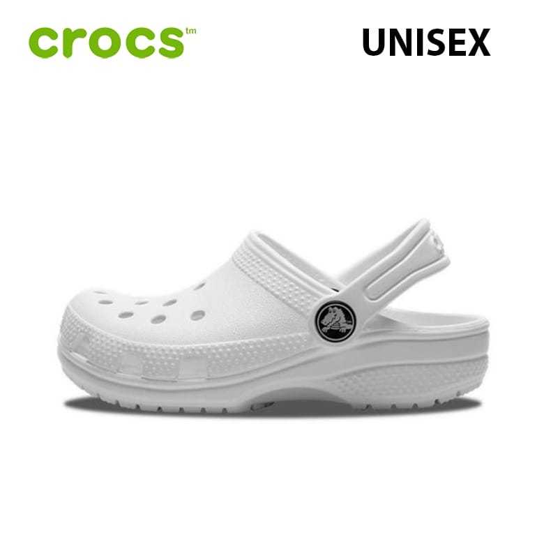 Crocs Kids Classic Clog Sandal White for Girls Sandal Crocs Dewasa Classic Clog White Unisex