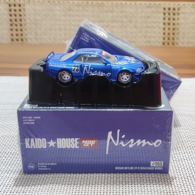 KAIDO HOUSE NISSAN SKYLINE GT-R R34 #biru#Unseal