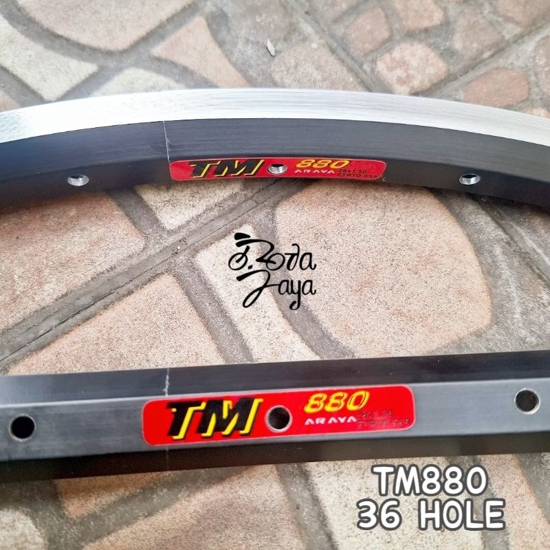 VELG RIMS ARAYA 26 TM880 36H ALLOY HITAM CNC