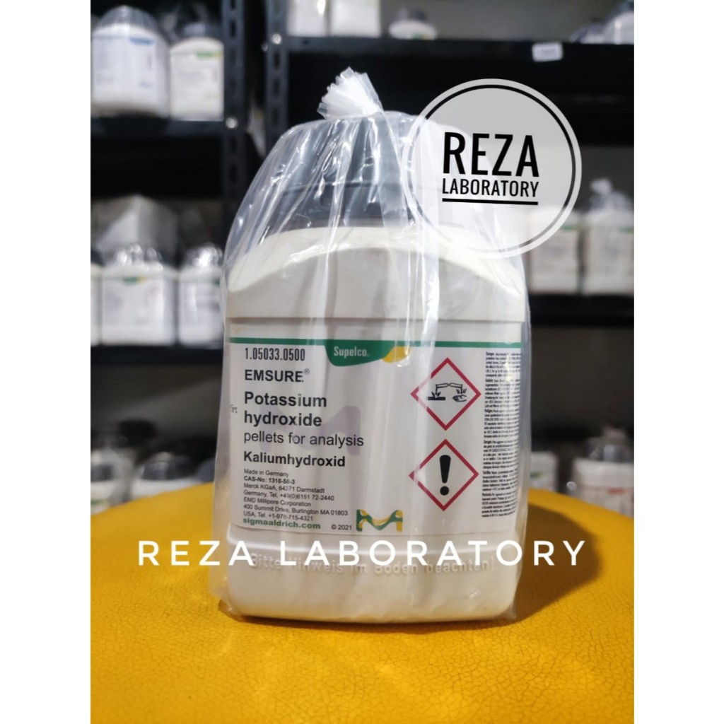 Kalium Hidroksida / KOH/ POTASSIUM HYDROXIDE MERCK 105033.0500GRAM