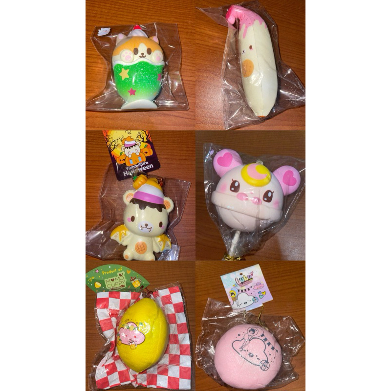 preloved squishy licensed & common 2