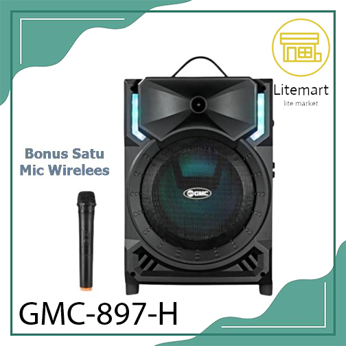 GMC SPEAKER PORTABLE  8" GMC-897 H