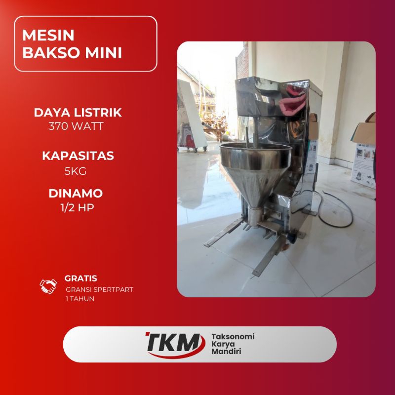 MESIN CETAK BAKSO MINI