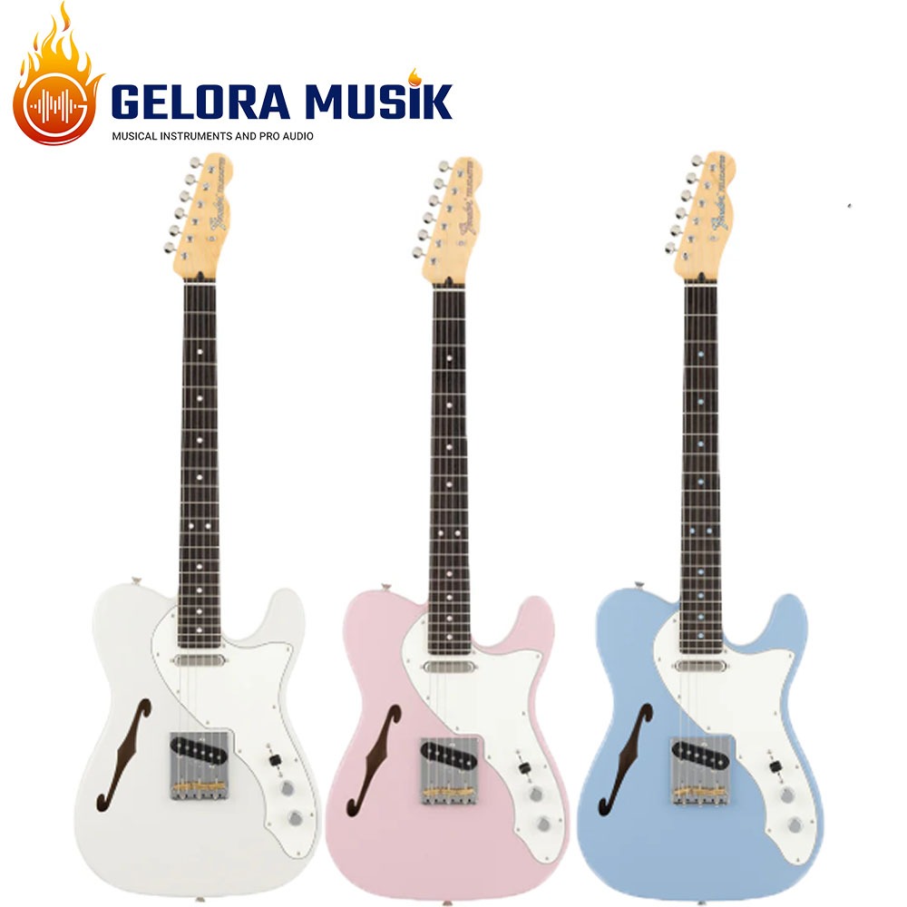Gitar Elektrik Fender MIJ Limited Kusumi Color Telecaster Thinline, RW FB