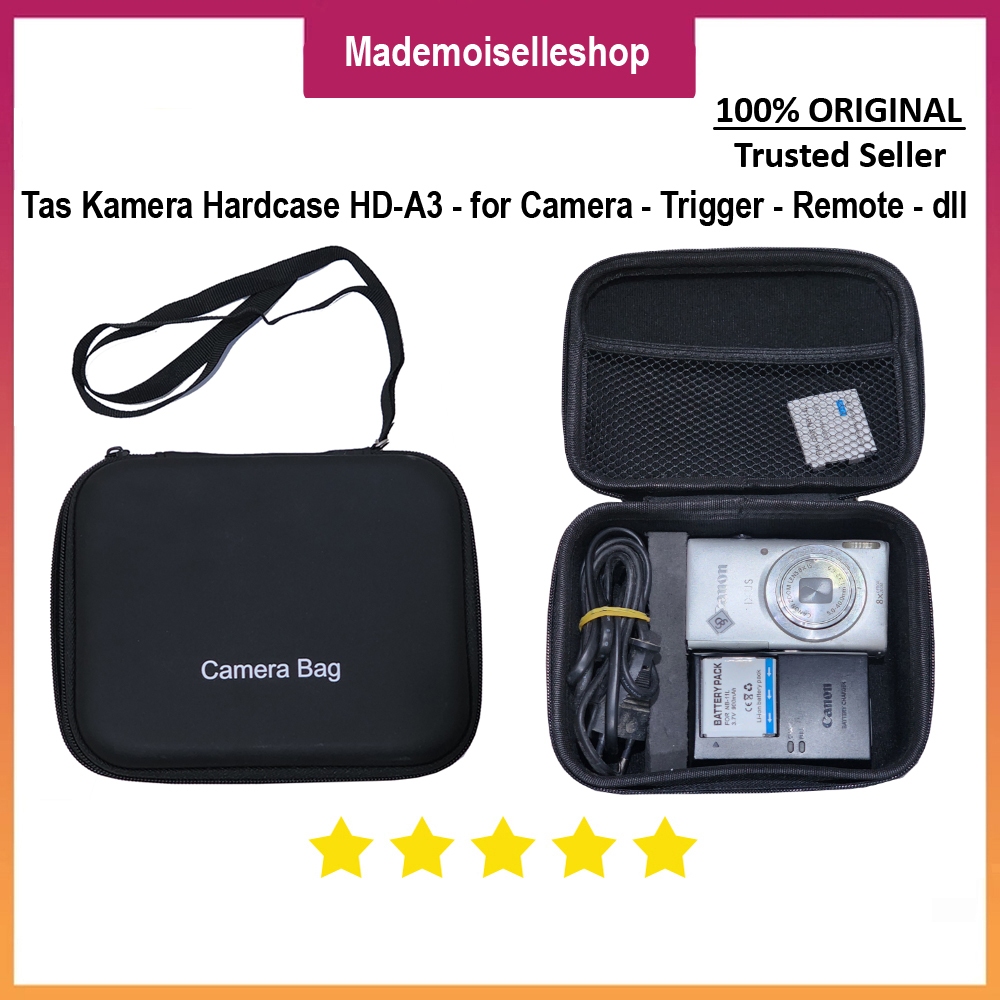 Tas Kamera Multifungsi HD-A3 - MM Tas Camera Digital - Tas Fuji Intax - Trigger - Remote - Cleaning 
