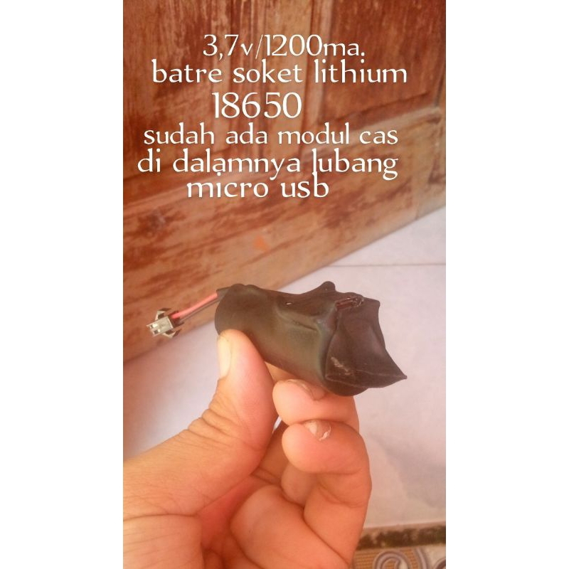 batre cas batre soket 3,7vol ( batre mobil remot)