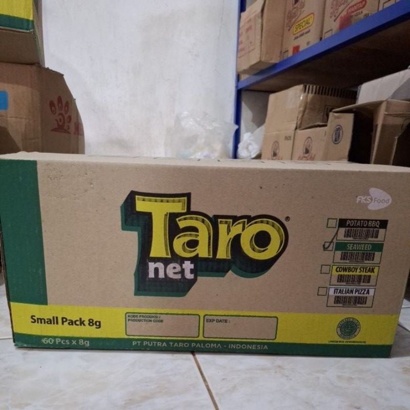 

taro 1 karton isi 60 pcs x 8g rasa seaweed