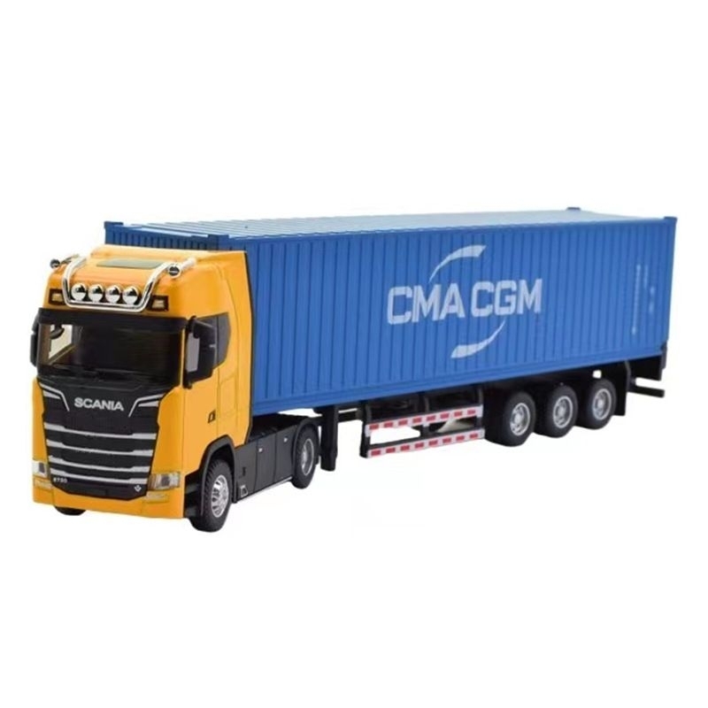 Diecast miniatur truck Scania kontainer