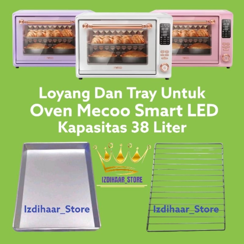 Loyang Tray Oven Mecoo Kapasitas 38 Liter / Oven Mecoo Smart LED / Loyang oven listrik / Tray rak ja