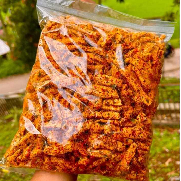 

Basreng Pedas Daun Jeruk 250 gram Bumbu Melimpah /Pedas Enak/Basreng Viral