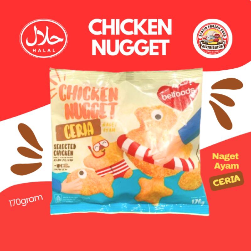 

BEELFOODS CHICKEN NUGGET CERIA / AYAM NAGET 170gram