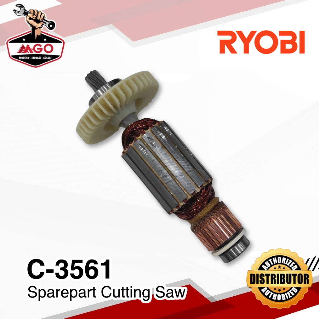 RYOBI Spartpart Angker / Armature 220V C-3561 Cutting Saw