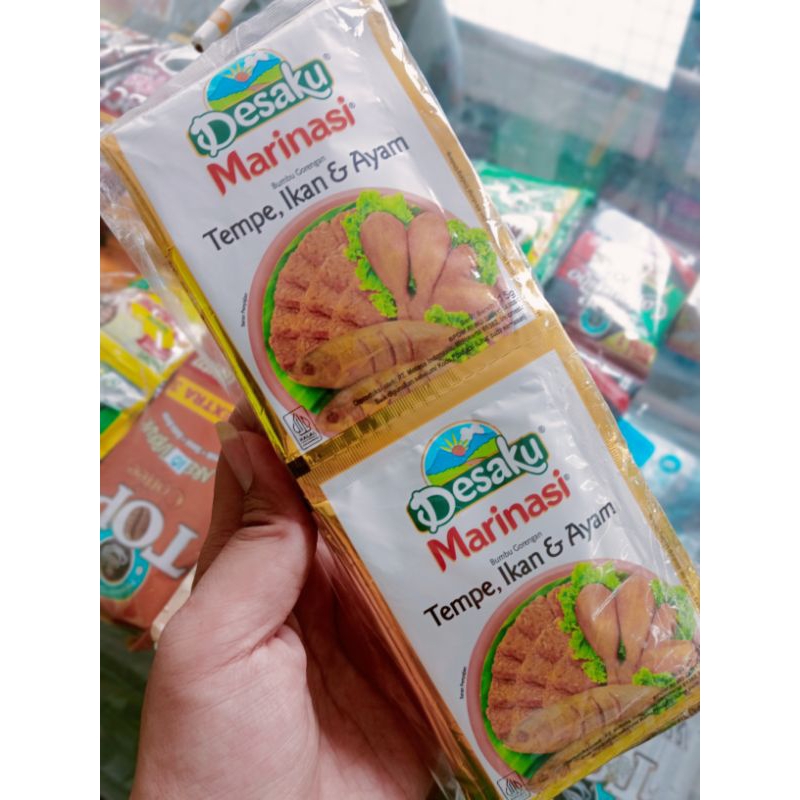 

Desaku Marinasi Tempe, ikan & ayam 12 sachet