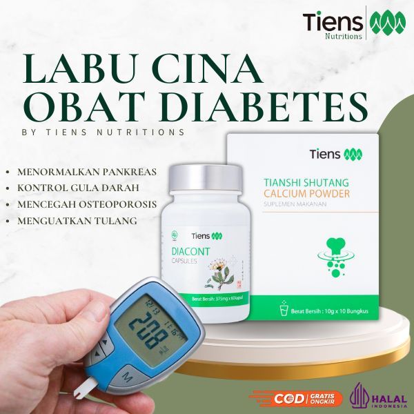 Obat Diabetes - Shutang Calcium - Diacont - Susu Labu Cina - Kapsul Labu Cina - Tiens Indonesia