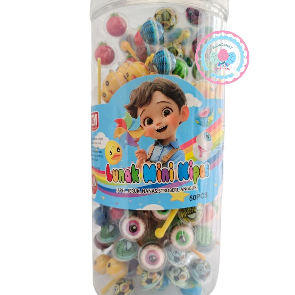 

DSM LUNAK MINI KIPAS (1 TOPLES = 50PCS)