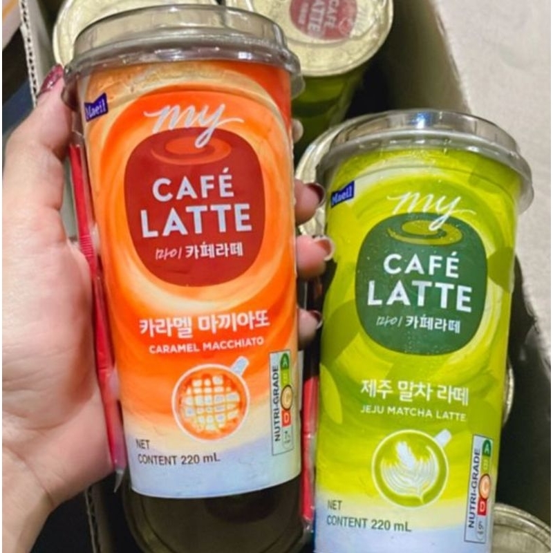 

My Cafe Latte Kemasan Cup 220 ml Rasa Matcha Latte & Caramel Macchiato