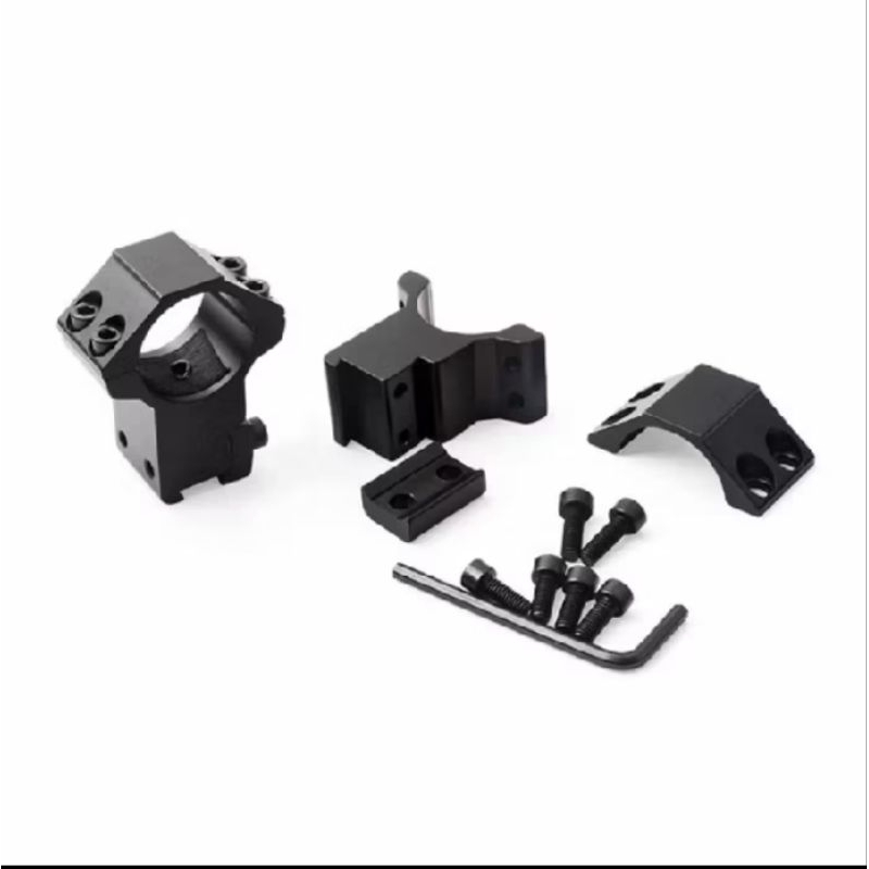 Mounting Tinggi OD 25 mm Rail 11 mm Mount Scope Teleskop