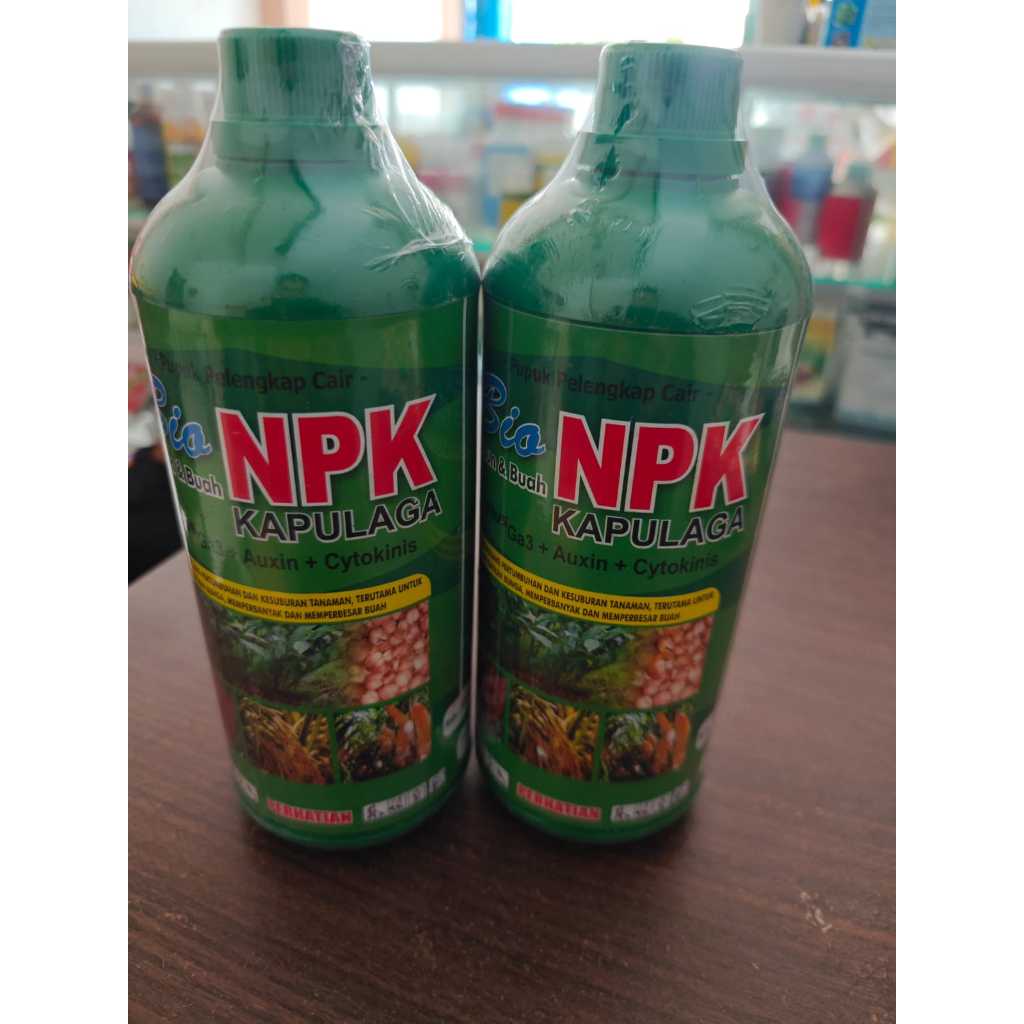 Pupuk Pelengkap Cair BIO NPK kapu laga 1 LT Pupuk Untuk Daun Dan Buah