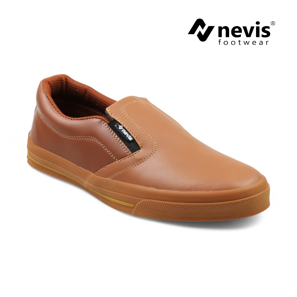 Sepatu Slip On Slop Pria Wanita Nevis Veloz Sepatu Casual Santai Sekolah Kerja Kasual Karet