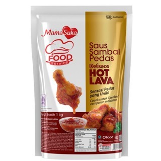 

Mamasuka Delisaos Hot Lava Saus Sambal Pedas 1 kg
