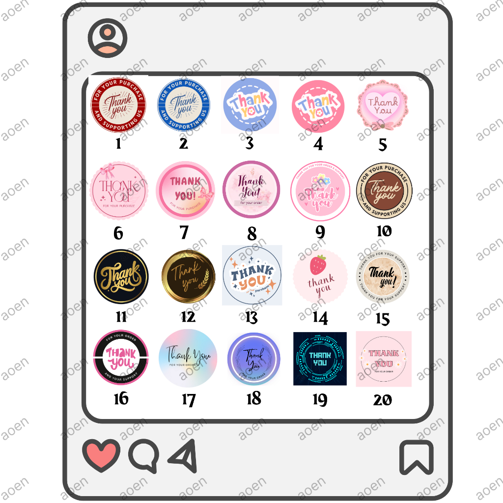 

Sticker Thank You - Stiker Terima Kasih