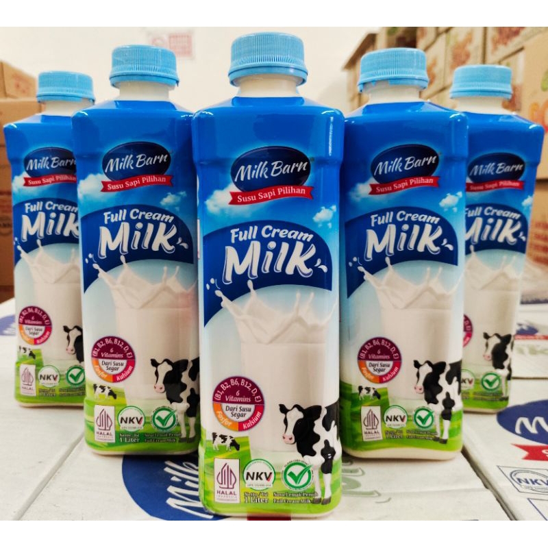 

Milkbarn Susu UHT Full Cream 1L Botol