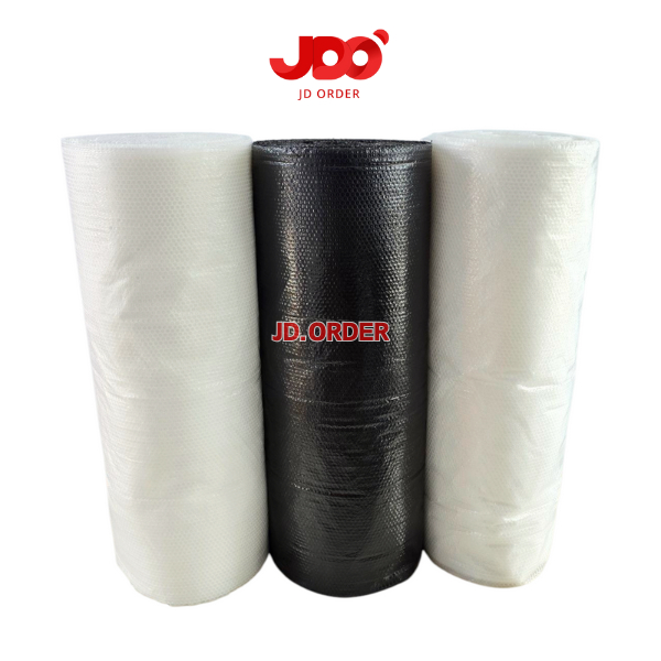 

JDO Bubble Wrap Tebal 3Kg 125 Cm X 50 Meter Bening, Hitam, Putih Susu