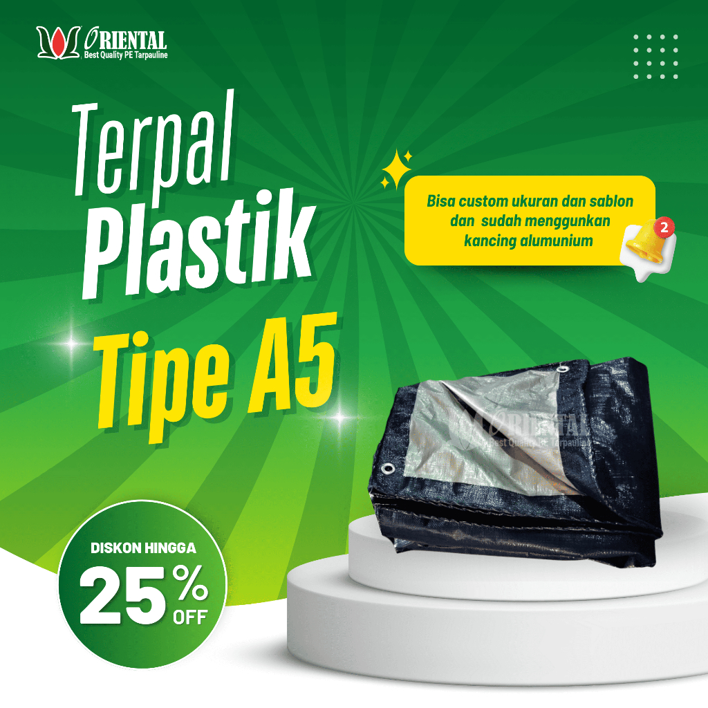 TERPAL PLASTIK A5 10X10