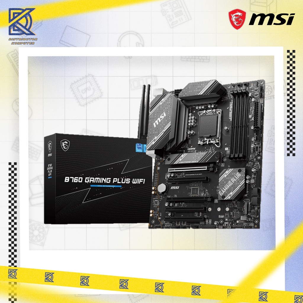 MSI MOTHERBOARD B760 GAMING PLUS WIFI (INTEL LGA 1700, B760)
