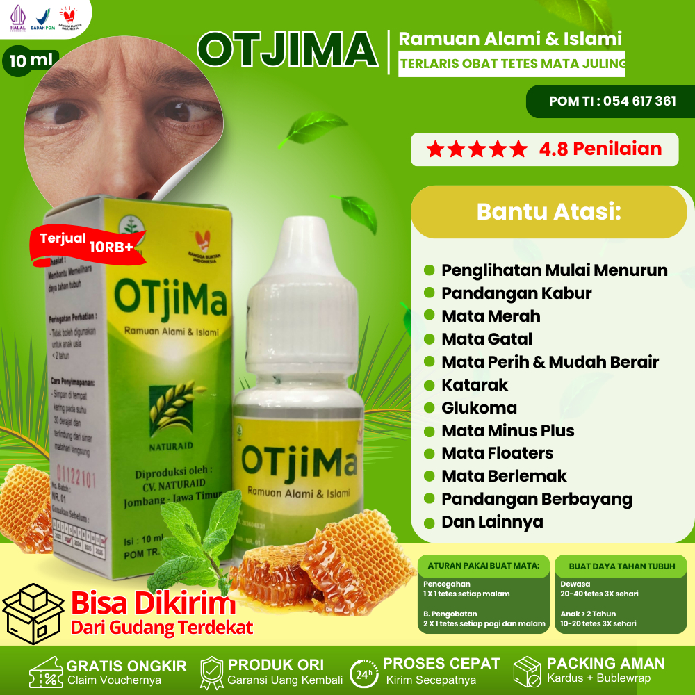 OTjima Obat Mata Juling, Tanpa Operasi AMPUH 100% BPOM