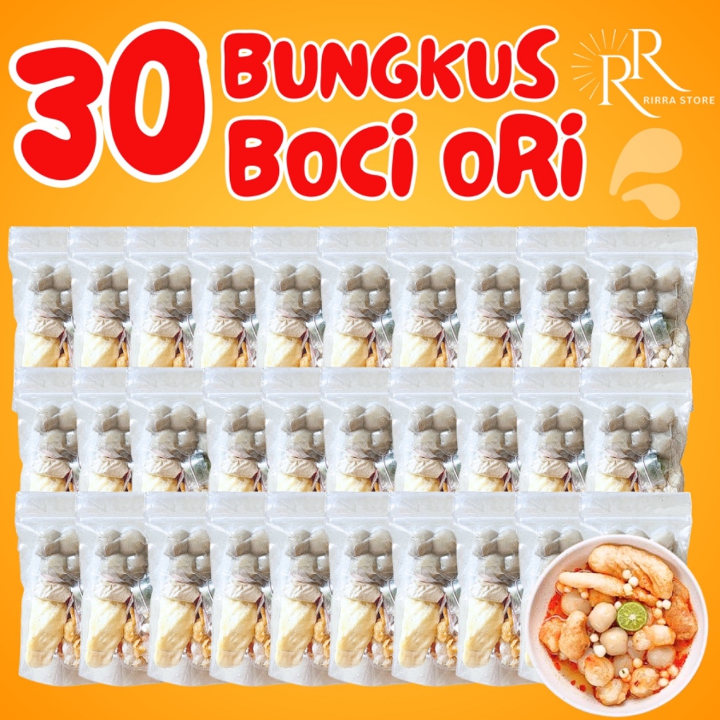 

30 BUNGKUS BASO ACI PAKET HEMAT USAHA HOTPOT INSTAN Food Pedas Kuah Seblak Makanan
