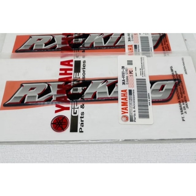 EMBLEM RX KING 2002 SET UNTUK TANGKI GOLD ORIGINAL LOSPACK