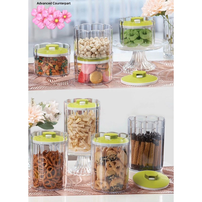 Advanced Counterpart Green Toples Kue Tupperware