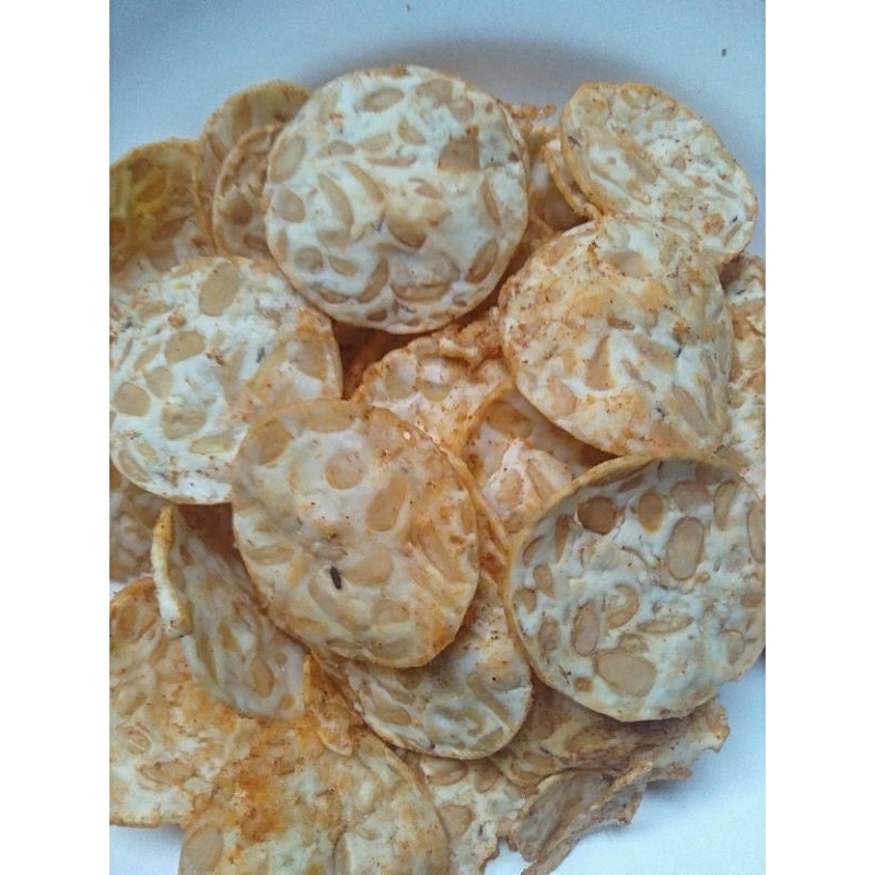 

kripik tempe koin rasa balado pedas.1kl