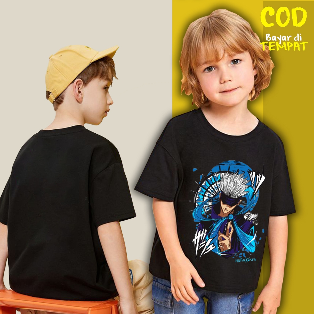 Baju Anak cowo cewek - Kaos Anak Pria Wanita Motif Keren Digital Printal Bahan Lembut Kain 100% Catt