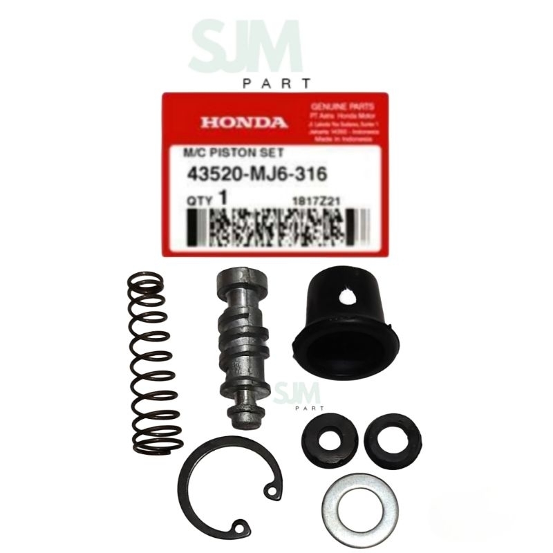 PISTON CYLINDER SET SEAL MASTER MINYAK REM BELAKANG HONDA CRF 150 CB150R STREETFIRE CB 150 R CB150X 