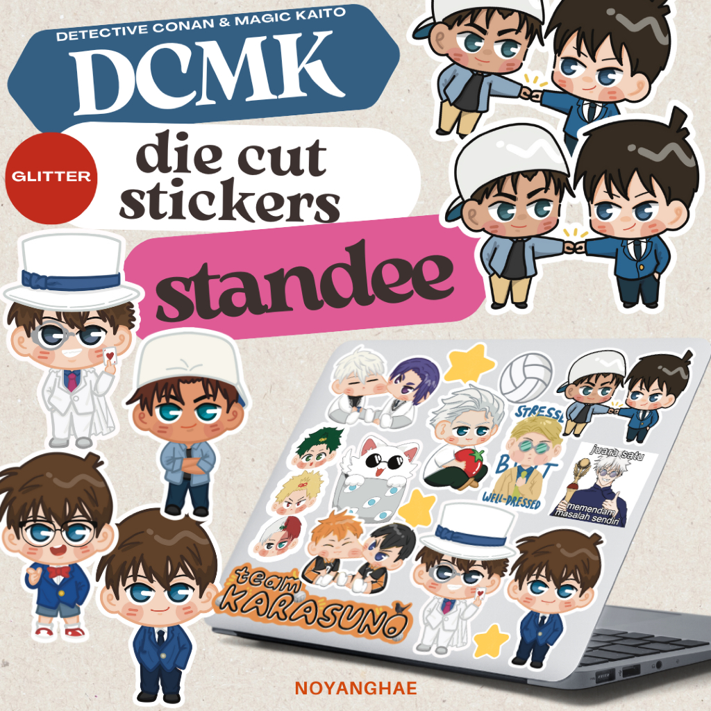Detective Conan Magic Kaito DCMK stickers and standee | noyanghae