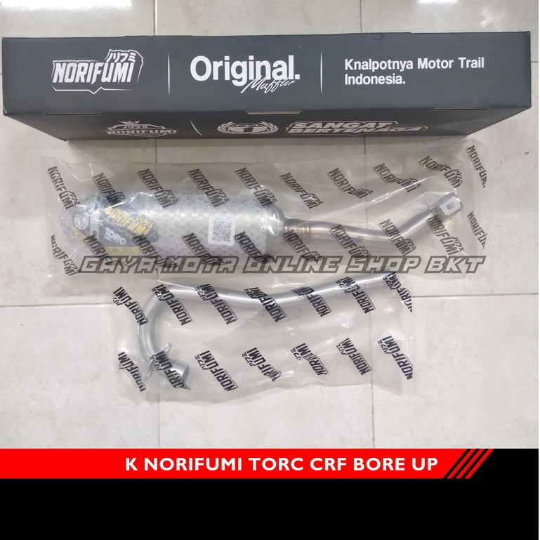 KNALPOT NORIFUMI TORC KOMPETISI BORE UP CRF 150