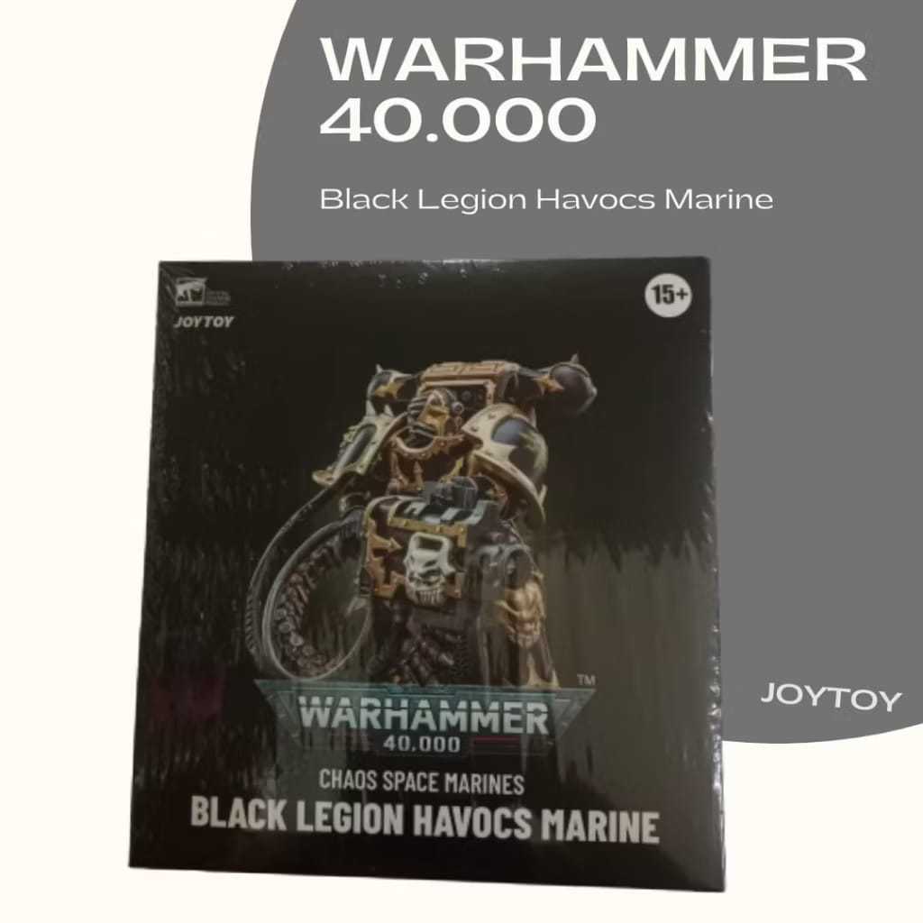 JOYTOY ACTION FIGURE/ JOYTOY WARHAMMER 40K/BLACK LEGION HAVOCS MARINE / CHAOS SPACE MARINE