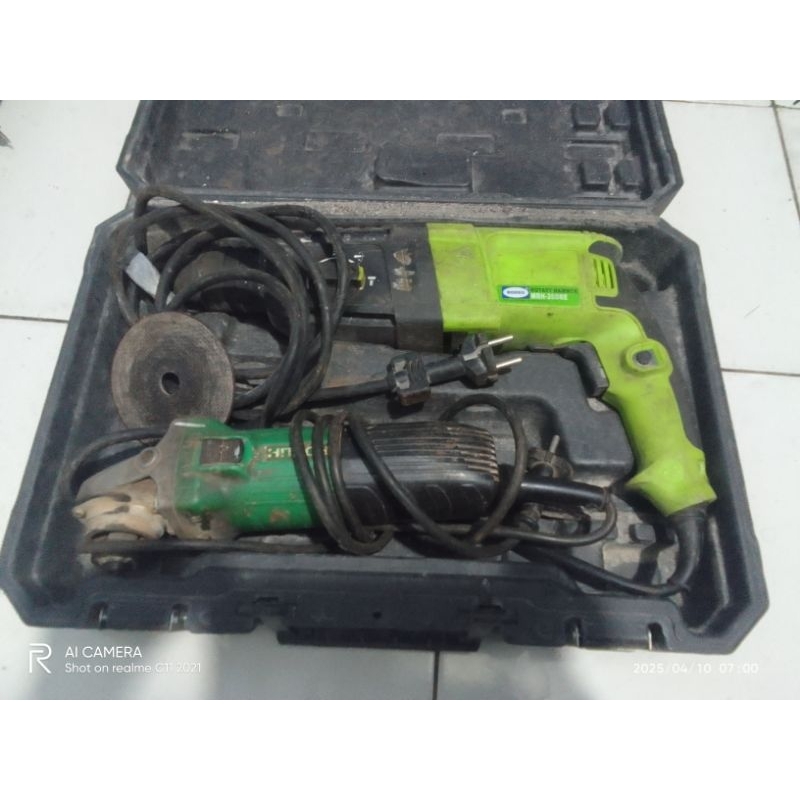 mesin bor 3 fungsi Morris dan gerinda Hitachi bekas tapi masih bagus