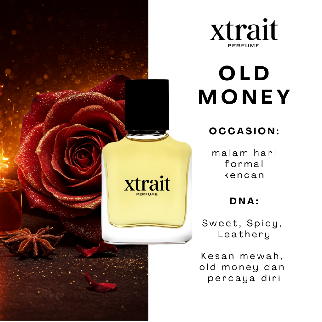 Xtrait OLD MONEY - Parfum Pria Konsentrat Tinggi 35ml