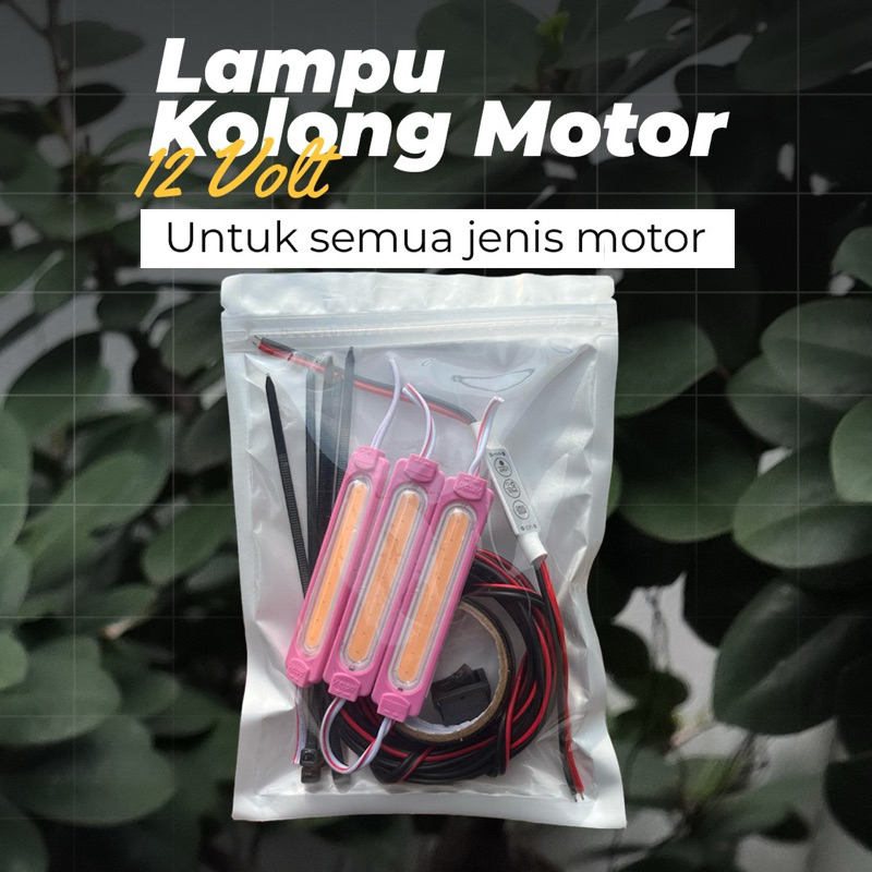 Paket Lampu Kolong Motor Led 12 Volt Lengkap