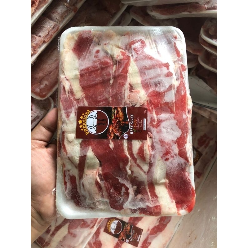 

Daging Slice mix fat premium 500gr