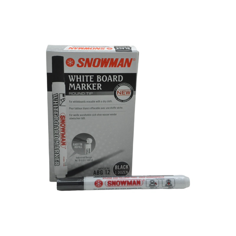 

Spidol Snowman White Board Marker ABG-12
