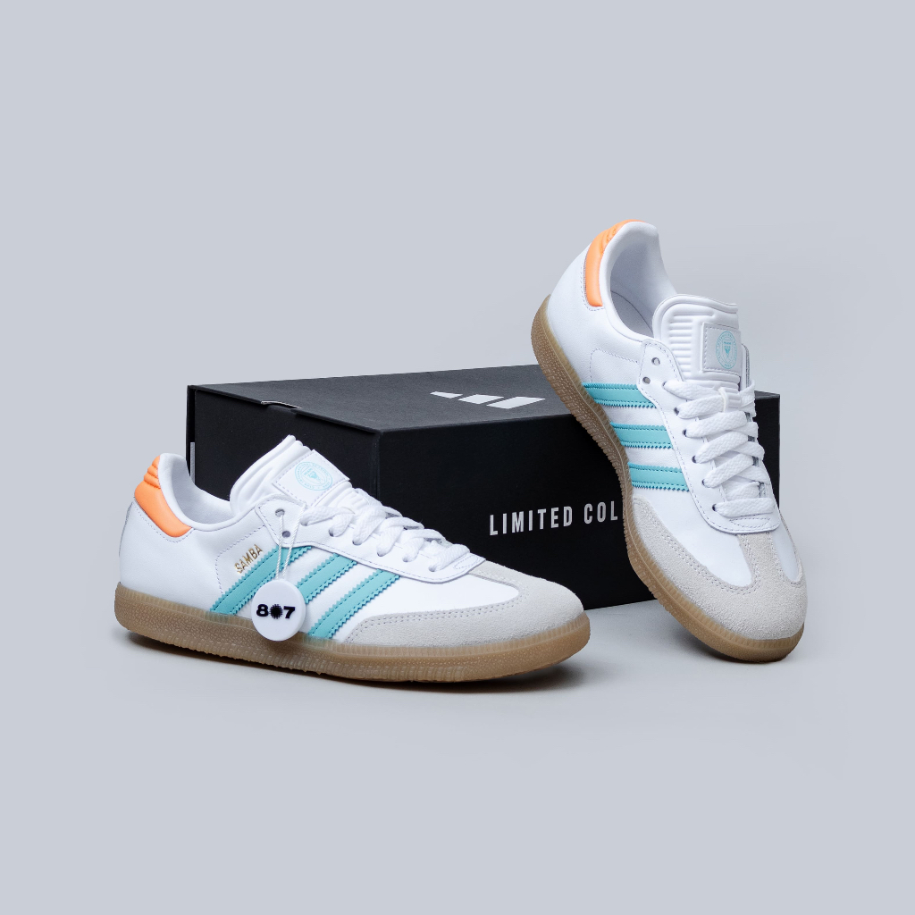 Adidas Samba Inter Miami Third Kit White