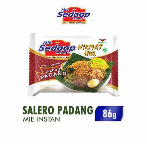 

SEDAAP MIE INSTAN SELERO PADANG 6*86GR