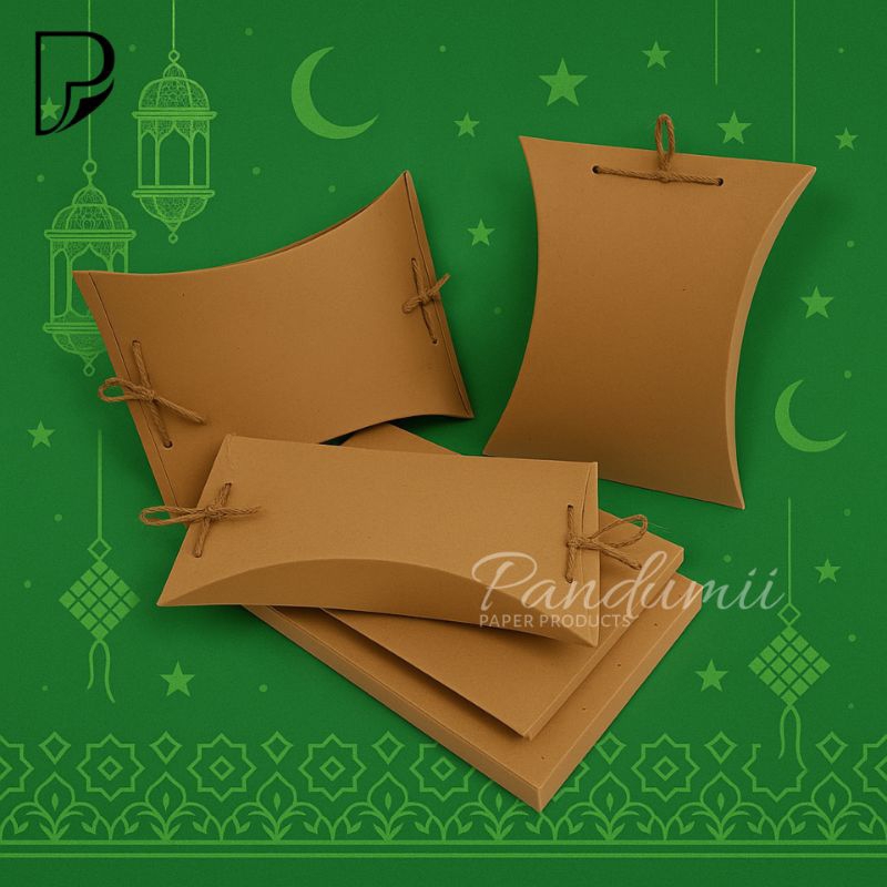 

FREE TALI PILLOW BOX / GIFT BOX / PILLOWBOX / PACKAGING BOX /HAMPERS PILLOWBOX / PILLOW BOX IDUL FITRI / PILLOW BOX