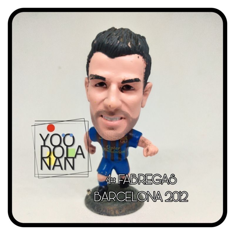 4# FABREGAS - BARCELONA 2012 KODOTO SOCCERWE FIGURE PEMAIN BOLA